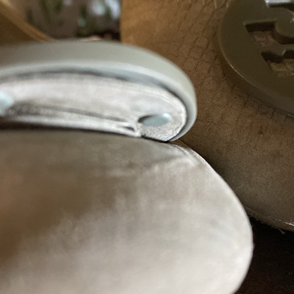 Tory Burch gray suede ballet shoe, women's size 6.5 - Picture 9 of 12